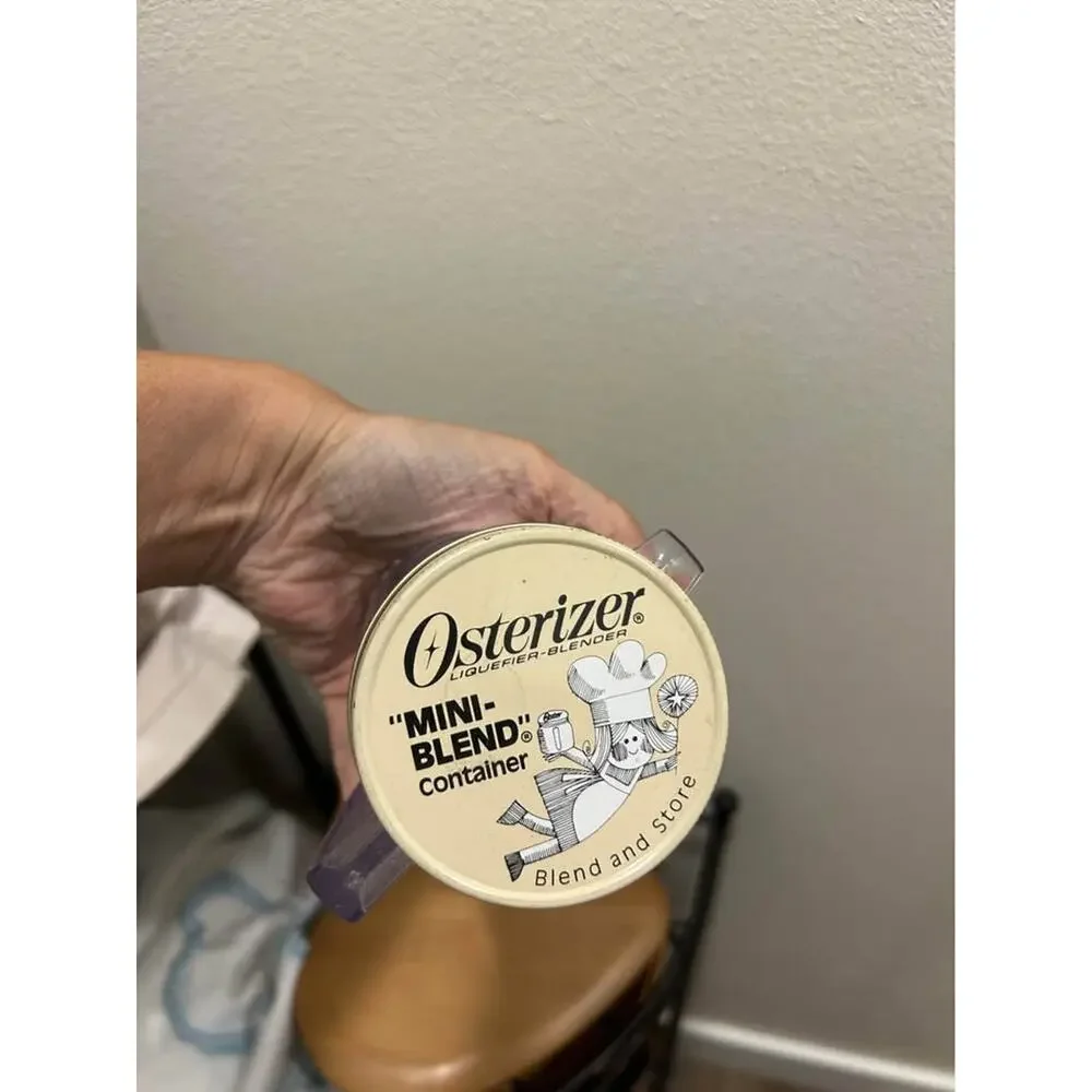 Vintage Osterizer Mini-Blend Container with Lid
